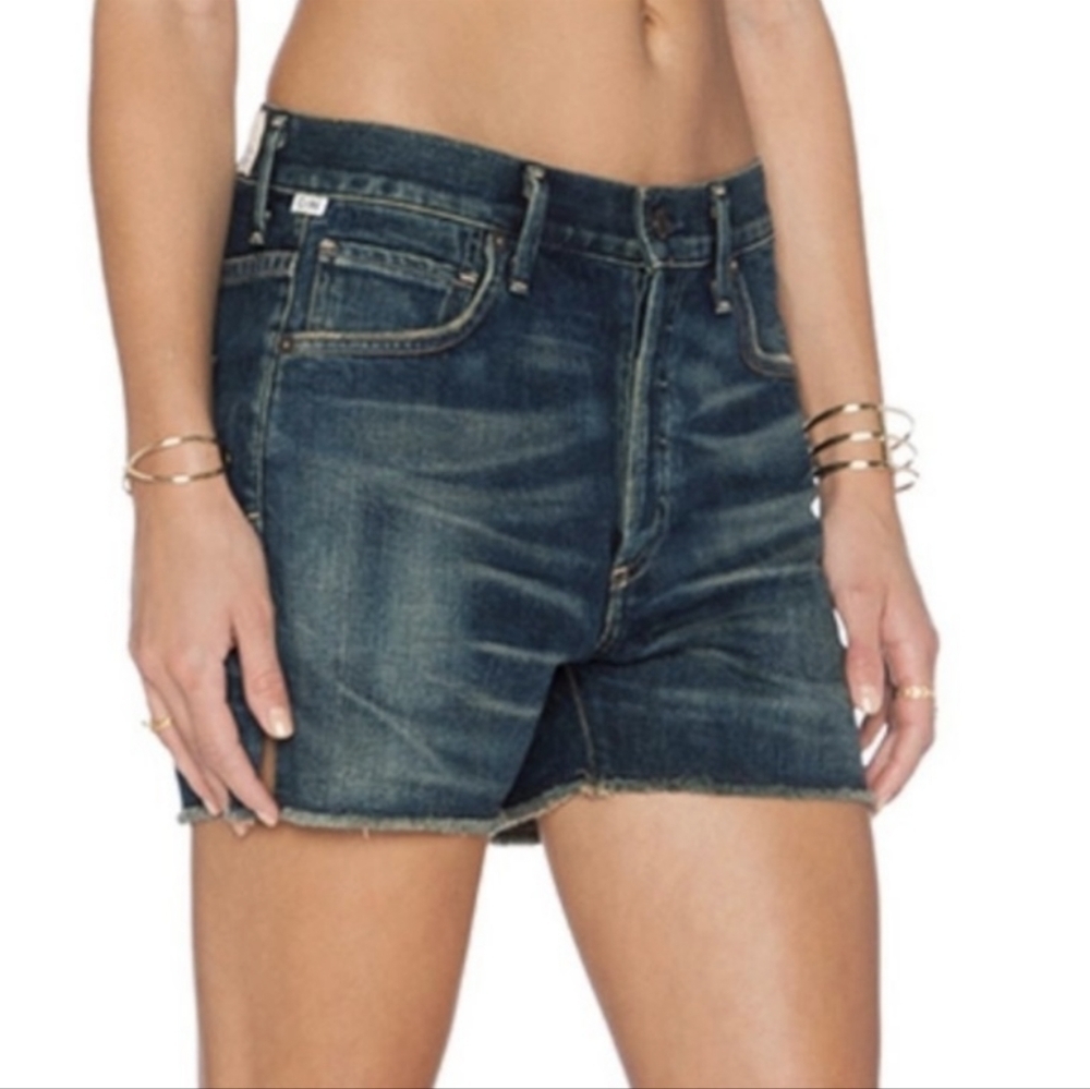 CITIZENS of humanity Corey short slouchy fit denim jean shorts 24
